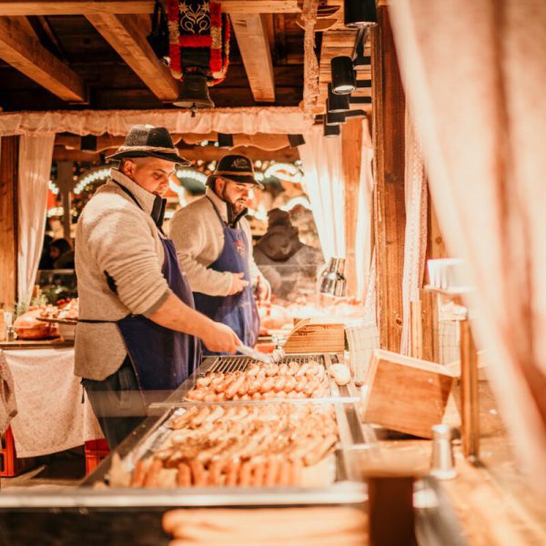 Bratwurststand für den schnellen Hunger